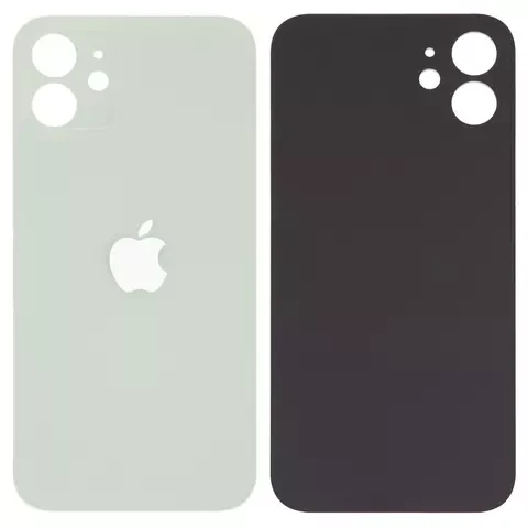 Задня панель корпусу для iPhone 12, зелена, не потрібно знімати скло камери, big hole, фото 1