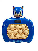 Поп Іт електронна іграшка антистрес Pop it  Quick Push Led Version Сонік