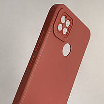 Чохол для Xiaomi Redmi 9C силіконовий із закритою камерою чохол на телефон сяомі редмі 9с бордовий w7n, фото 4