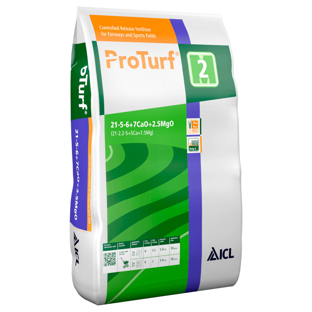 Добриво для газону Pro-turf 15+6+15+7CaO+2,5MgO ICL 25 кг
