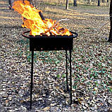 Універсальний Мангал зі знімними ніжками на 6 шампурів 2 мм, фото 5