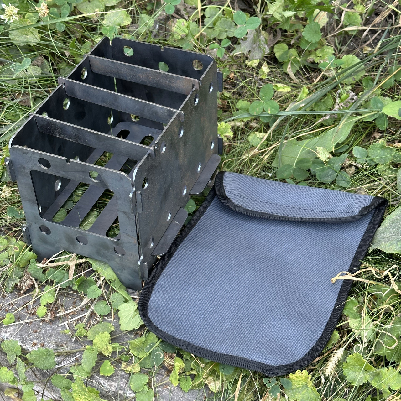 Комплект Вихідна Піч-щіпочниця велика розбірна 21,3х15х15 см 2 мм із чохлом, фото 1