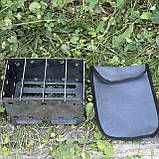 Комплект Вихідна Піч-щіпочниця велика розбірна 21,3х15х15 см 2 мм із чохлом, фото 3