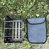 Комплект Вихідна Піч-щіпочниця велика розбірна 21,3х15х15 см 2 мм із чохлом, фото 5