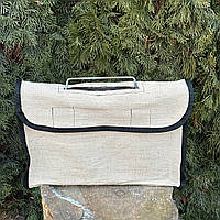 Чохол для мангала-валізи на 6 шампурів білий