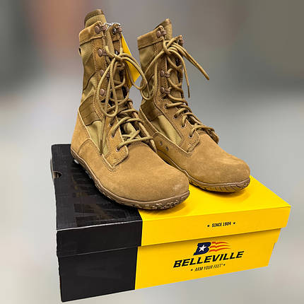 Берці Belleville MINI-MiL TR105 Minimalist Training, 40,5 (8), колір Койот коричневий, легкі, військовий стандарт армії США, фото 1