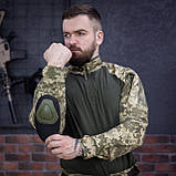 Тактична сорочка Hawk Tornado Ubacs (Cool Max) з налокітниками піксель, фото 3