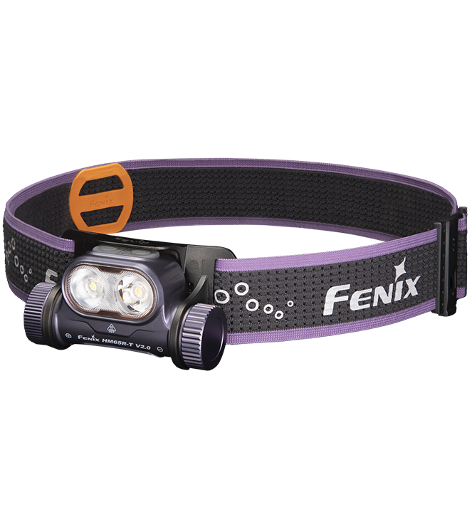 Налобний ліхтар Fenix HM65R-T V2.0 1600Lm lilac (HM65RTV20NEB)