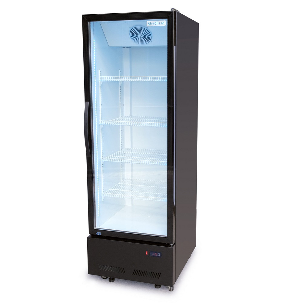Шафа холодильна для напоїв 466 л GoodFood BC480NBW2LED black-white