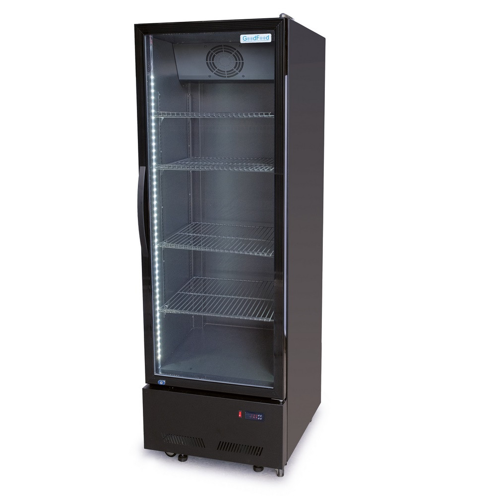 Шафа холодильна для напоїв 466 л GoodFood BC480NBB2LED black-black