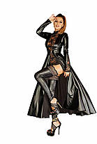 Плаття Noir Handmade F128C Powerwetlook gown coat — L, фото 3