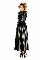 Плаття Noir Handmade F128C Powerwetlook gown coat — L, фото 4