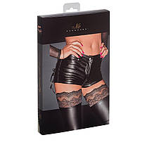 Шортики Noir Handmade F138 Powerwetlook shorts — M, фото 4