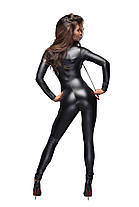 Комбинезон Noir Handmade F162 Powerwetlook overall with leash and two-way zipper - L, фото 3