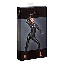 Комбинезон Noir Handmade F162 Powerwetlook overall with leash and two-way zipper - L, фото 6