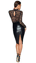 Платье Noir Handmade F228 Midi dress with soft lace top - L, фото 3