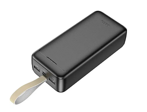 Портативний зарядний пристрій повер банк Power Bank Hoco J111B на 30000 mAh, чорний, фото 4