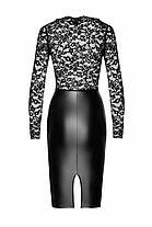 Платье Noir Handmade F295 Euphoria lace and wetlook midi dress - S, фото 6