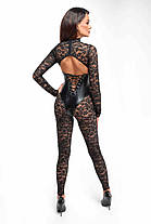 Комбинезон Noir Handmade F299 Enigma lace catsuit with underbust bodice - XXL, фото 3