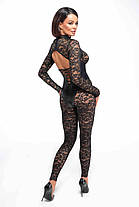 Комбинезон Noir Handmade F299 Enigma lace catsuit with underbust bodice - XXL, фото 4