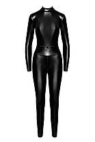 Комбинезон Noir Handmade F319 Caged wetlook catsuit with zippers and ring - S, фото 6