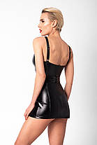 Платье Noir Handmade F320 Starlet wetlook minidress with ring belt - 3XL, фото 6
