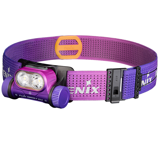 Налобний ліхтар Fenix HM65R-T V2.0 1600Lm violet (HM65RTV20DP)