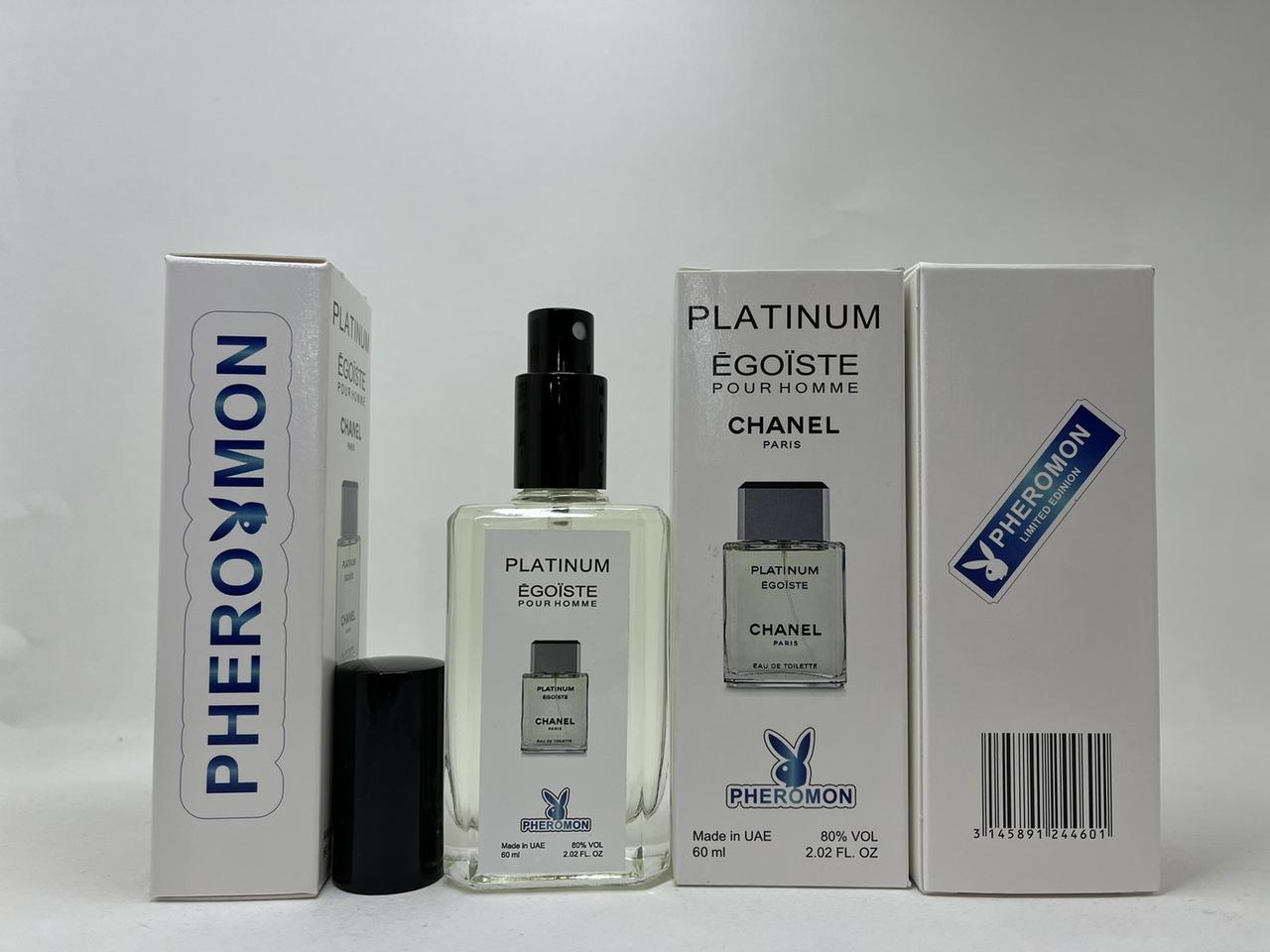Мужской парфюм Chanel Egoiste Platinum (Шанель Эгоист Платинум) с феромонами 60 мл, фото 1