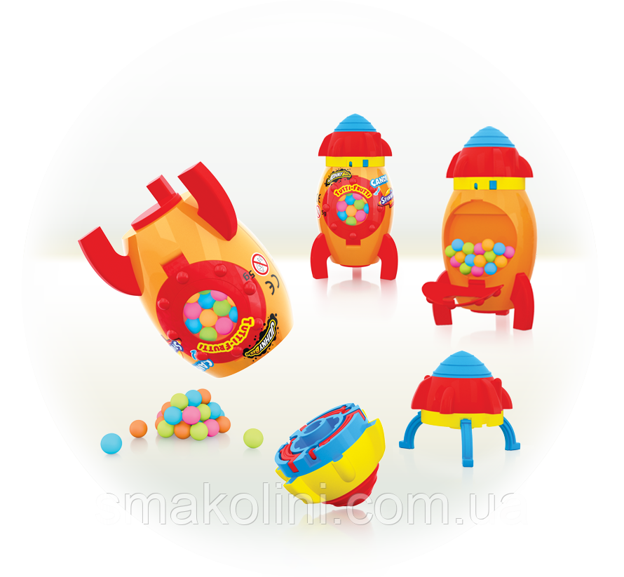 Цукерка  JOHNY BEE ® Spinning Rocket 12 шт