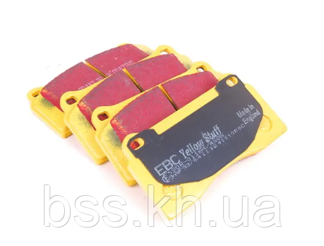 Колодки гальмівні задні EBC Yellowstuff для системи Brembo GTR для Toyota LC 200 / LX 570