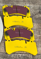 Колодки гальмівні передні EBC Yellowstuff  для системи Brembo GTR для Toyota LC 200 / LX 570