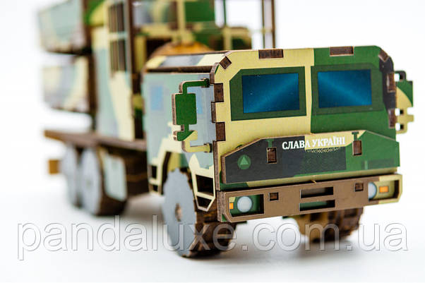 Дерев'яний 3D конструктор ЗРК NASAMS 160 деталі Насамс, фото 3