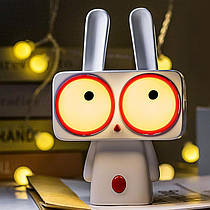 Світильник Акумуляторний Bunny Lamp Нічник Бездротовий Кролик (00928)