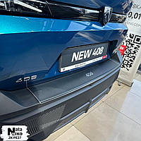 Накладка на бампер із загином PEUGEOT 408 III з 2022- (Carbon)