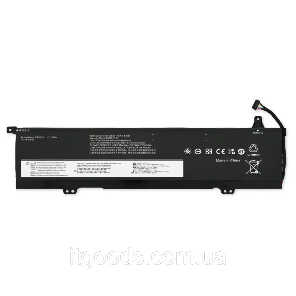 Акумулятор для ноутбука Lenovo 11.4V 51Wh L17C3PE0 L17C3PEO YOGA 730-15IKB 730-15ISK 730-13IKB 730-15IWL