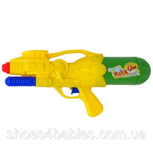 Водна зброя з накачуванням, 34 см (жовта)