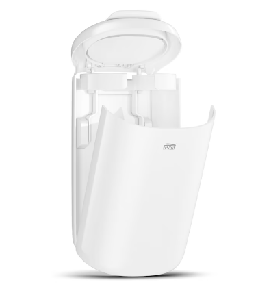 Tork кошик для сміття 5 л з кришкою, настінне кріплення, білий арт. 564000, фото 2