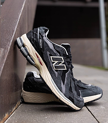 Чоловічі кросівки New Balance 1906D Protection Pack Black Grey взуття Нью Баланс сірі замш текстиль