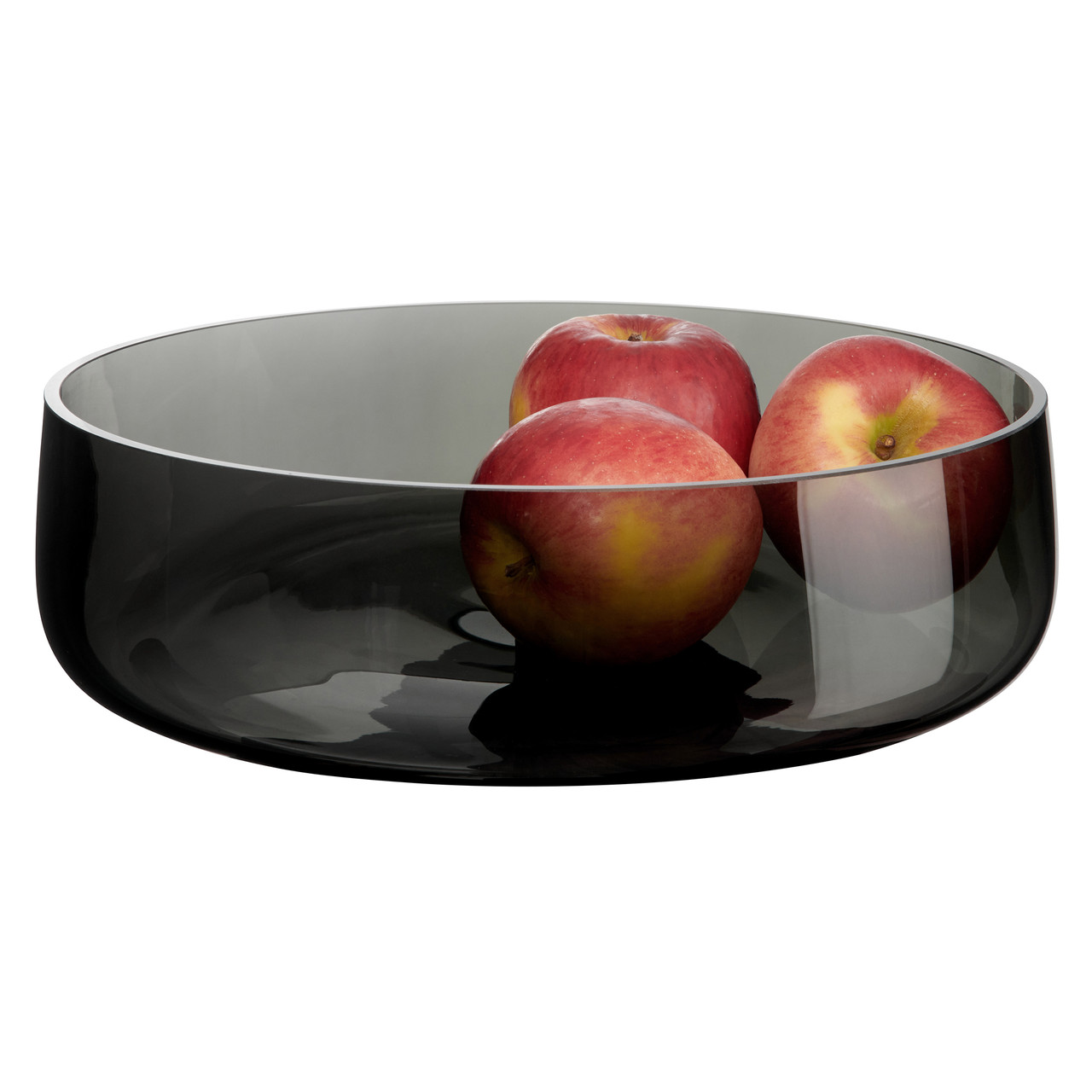 Фруктовниця скляна Asa Selection Sarabi 30 см сіра 88042009