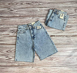 Жіночі джинсові подовжені шорти