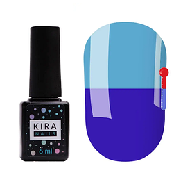 Гель-лак Kira Nails Termo №T23, 6 мл (світло-синій, при нагріванні - блідо-блакитний)