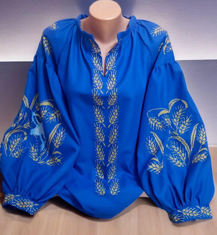 Пошита жіноча заготовка вишиванки № 426-ПЖС(Т), фото 1