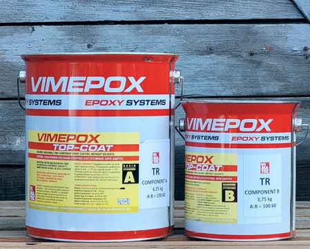 Вімепокс Топ-Коут ТР / Vimepox Top-Coat TR - двокомпонентна прозора епоксидна смола, глянець к-т 10 к, фото 3