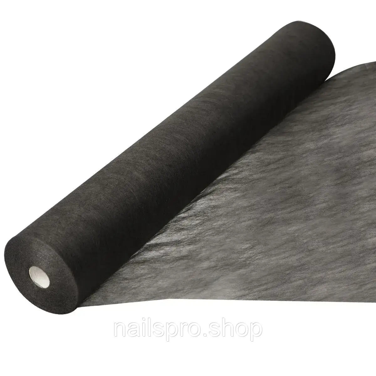 Одноразові простирадла, довжина 0,6 м*100 м у рулонах. Спанбонд. Колір: ЧОРНИЙ, фото 1