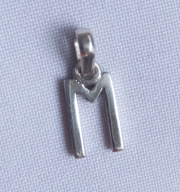 Руна Еваз скандинавський оберіг із срібла 925 проби, фото 1