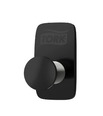 Tork гачок для одягу та сумок, Image Design, чорний, арт 460014 (мін.замовлення в категорії TORK від 1000грн)