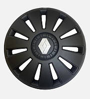 Ковпаки колес R14 Renault чорний Kenguru