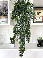Штучна, ампельна зелень. Кущ підвіс (зелений із напиленням, 75 см), фото 2