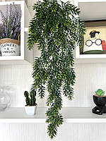 Штучна, ампельна зелень. Кущ підвіс (зелений із напиленням, 75 см), фото 3