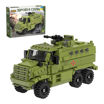 Дитячий конструктор ЗСУ LIMO TOY (військова техніка, 19,5см, 481 дит, в коробці) KB 002